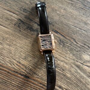 Michele Black and Gold Women's Watch